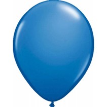 Blauwe ballonnen donkerblauw 30cm 10 stuks