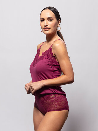 Pavone Lingerie Bambus Taille Rosa Plus Protection Berry Wine Pavone Lingerie Bambus Taille Rosa Plus Protection Berry Wine