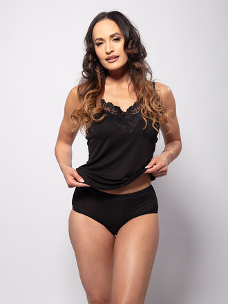 Pavone Lingerie Bamboo Midi Comfort Sensitive Florentina Mystic Black Pavone Lingerie Bamboo Midi Comfort Sensitive Florentina Mystic Black
