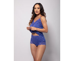 LS ondergoed Bamboo Midi Aurora Butterfly Blue Pavone Lingerie