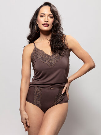 Pavone Lingerie Bamboo Maxi Giorgia Pure Mocha Gold