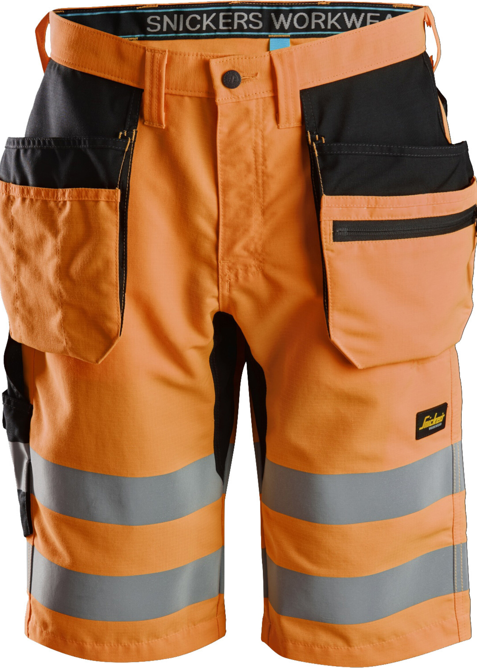 Snickers Workwear LiteWork High-Vis Korte Broek + met Holsterzakken