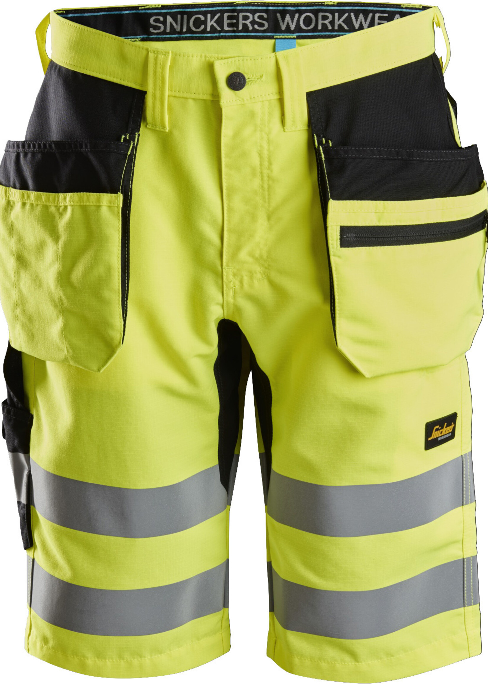 Snickers Workwear LiteWork High-Vis Korte Broek + met Holsterzakken