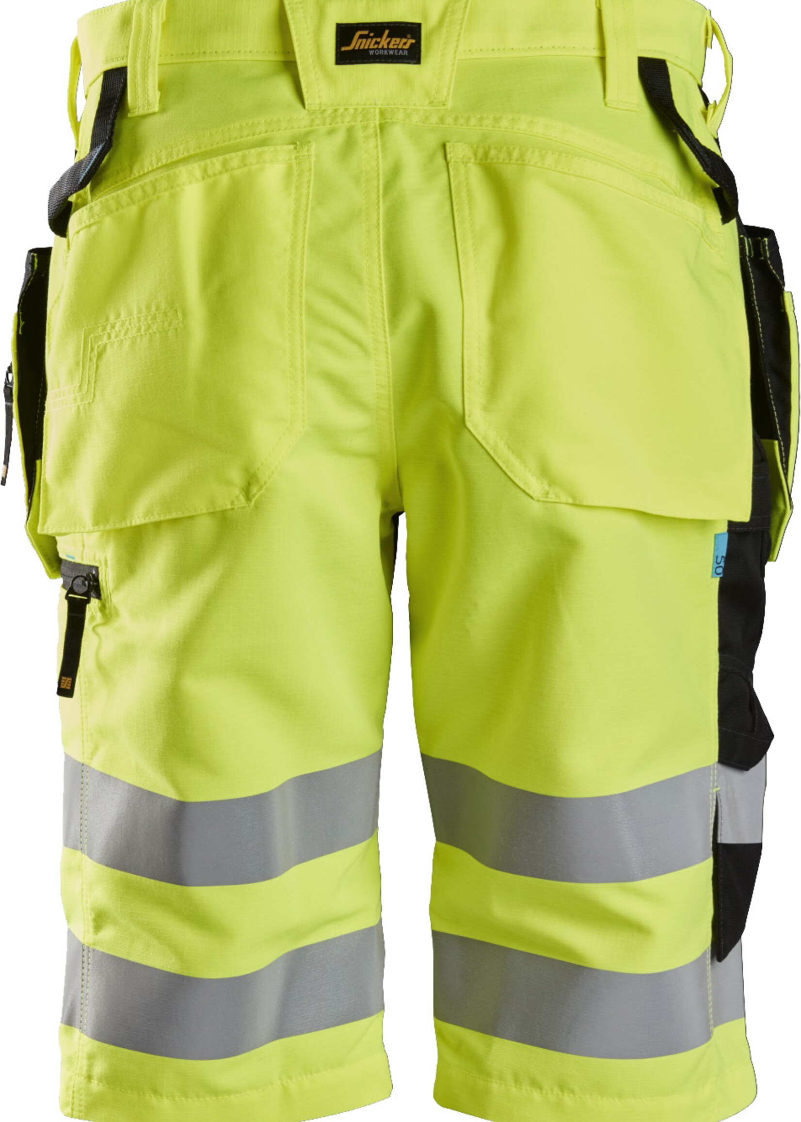 Snickers Workwear LiteWork High-Vis Korte Broek + met Holsterzakken