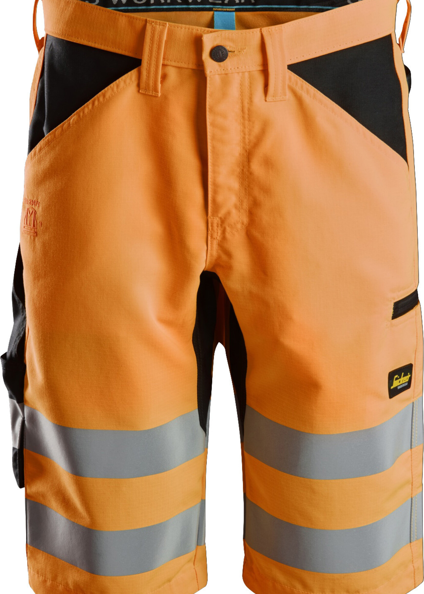 Snickers Workwear LiteWork High-Vis Korte Broek+ Klasse 1