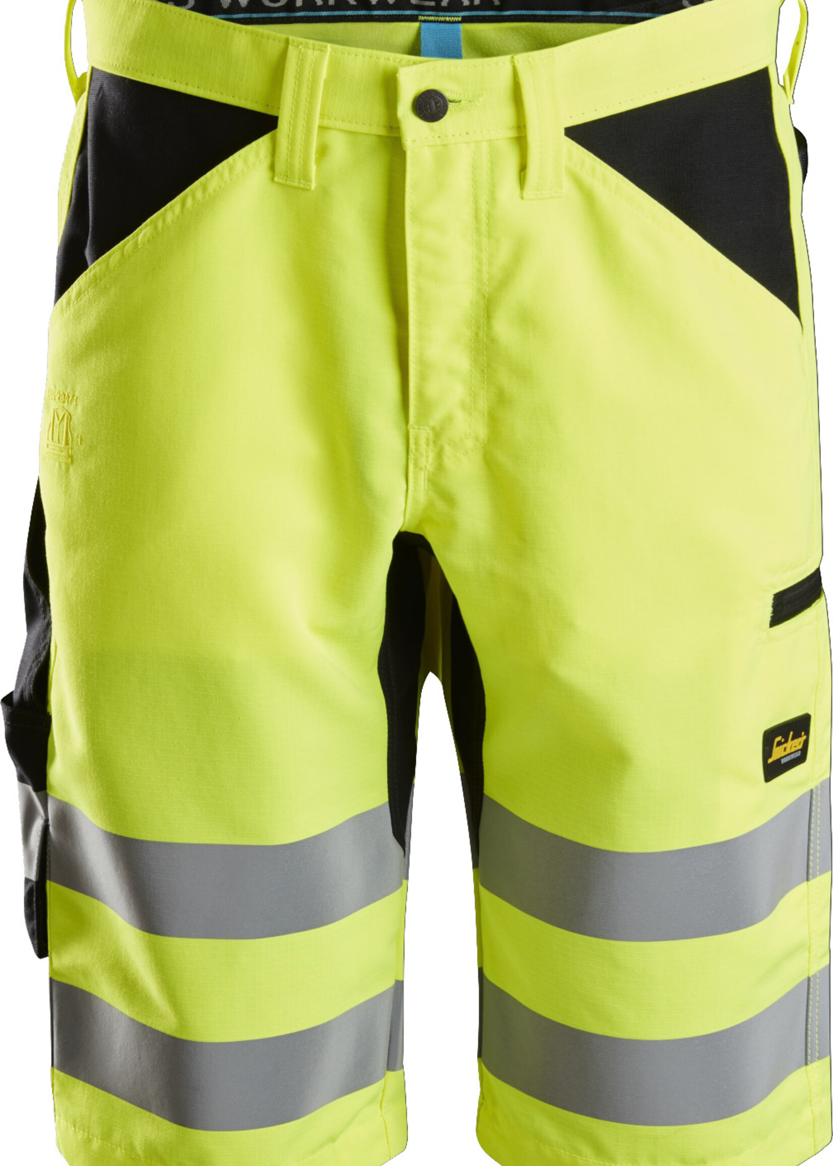 Snickers Workwear LiteWork High-Vis Korte Broek+ Klasse 1