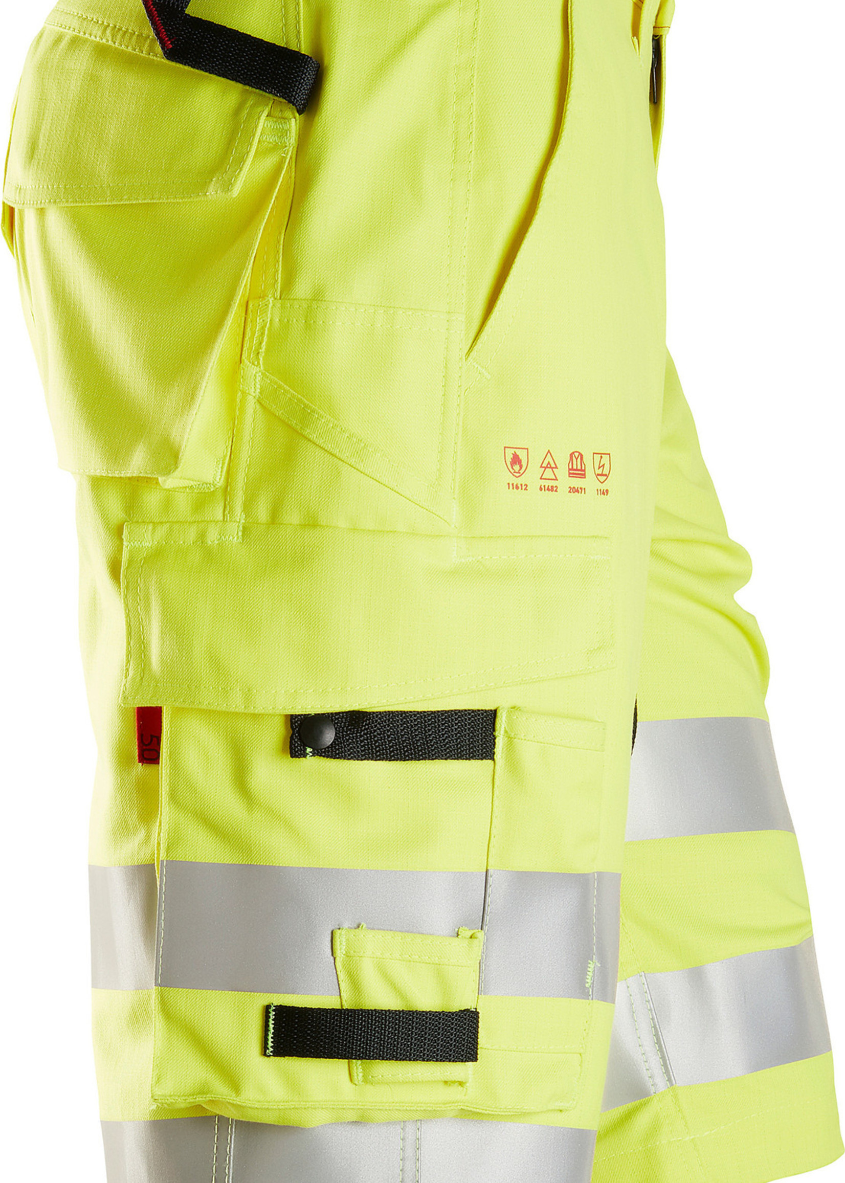 Snickers Workwear ProtecWork Shorts High-Vis Klasse 1