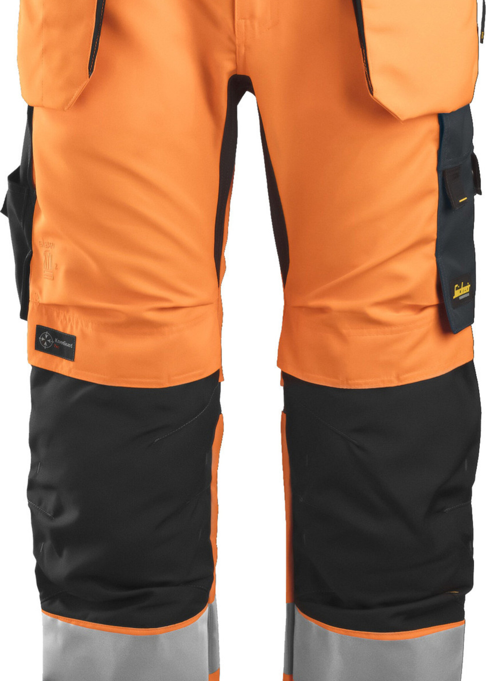 Snickers Workwear AllroundWork High-Vis Werkbroek+ met Holsterzakken