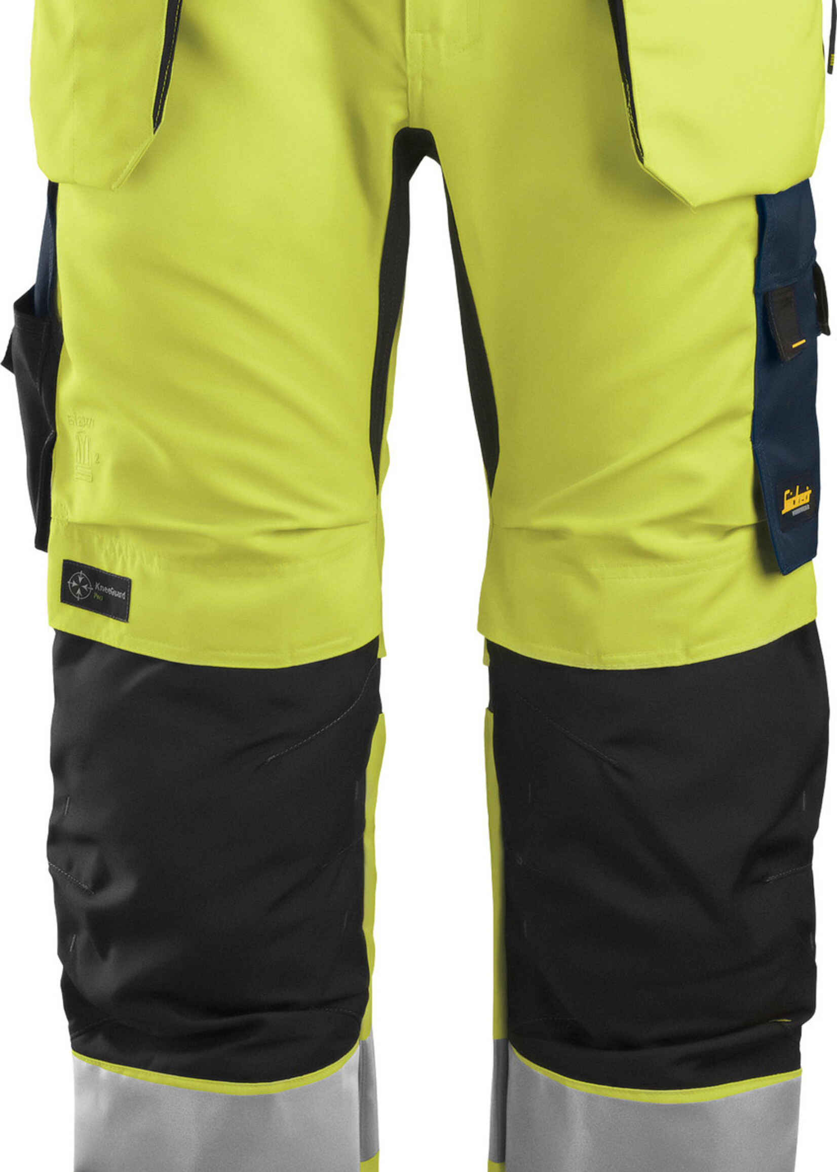Snickers Workwear AllroundWork High-Vis Werkbroek+ met Holsterzakken