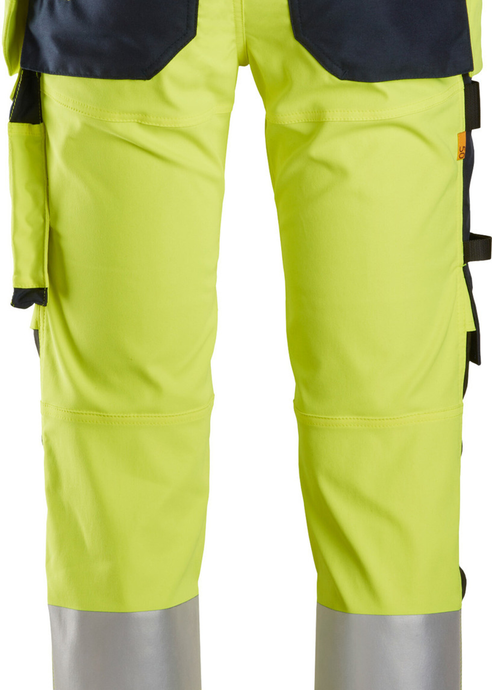 Snickers Workwear AllroundWork High-Vis Stretch Werkbroek met Holsterzakken