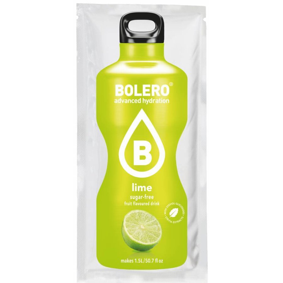 Lime 12 sachets with Stevia