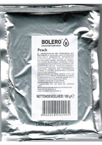  Bolero Peach 20 LITER with Stevia 