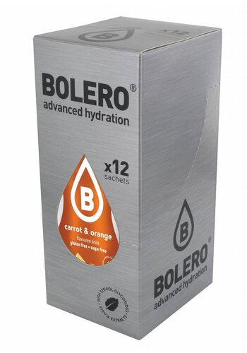  Bolero Carrot & Orange 12 sachets with Stevia 