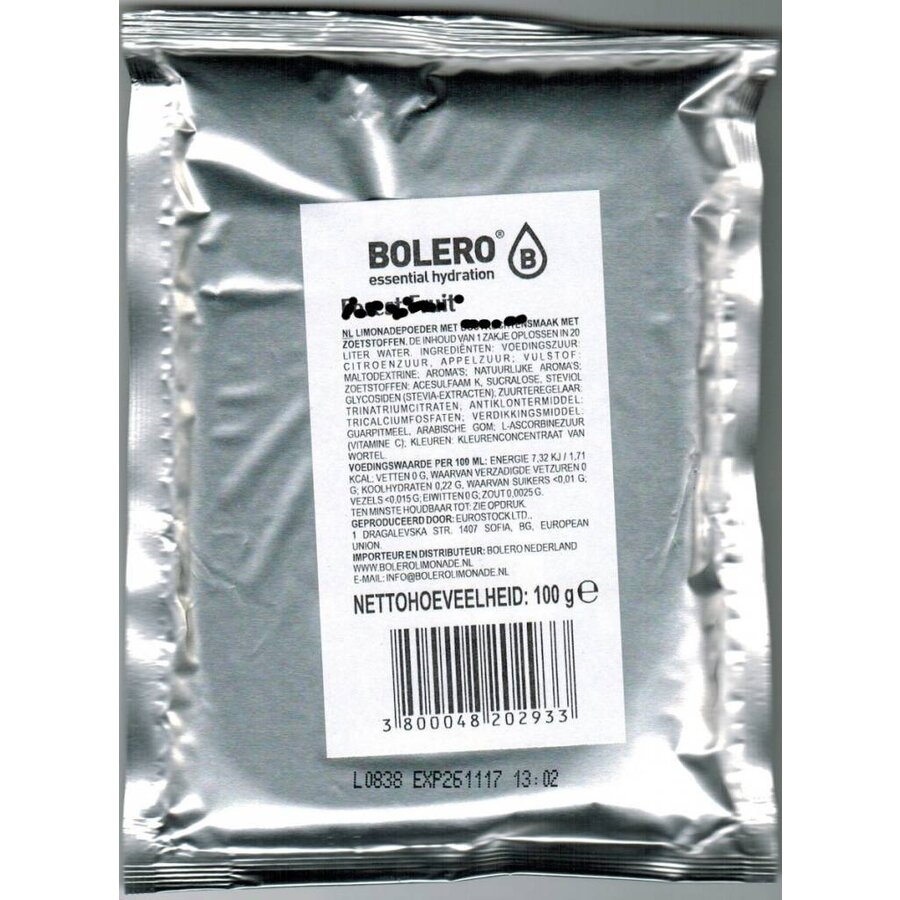 Aardbei met Stevia | 20 liter