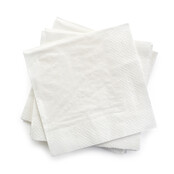 Servetten tweelaags wit - 30x30 - 2 kleuren bedrukt vanaf €0,01 p.st.