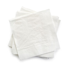 Servetten tweelaags wit - 30x30 -1 kleur bedrukt vanaf €0,01 p.st.