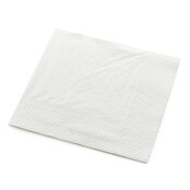 Servetten tweelaags wit - 25x25 - 2 kleuren bedrukt vanaf €0,01 p.st. Servetten tweelaags wit - 25x25 - 2 kleuren bedrukt vanaf €0,01 p.st.