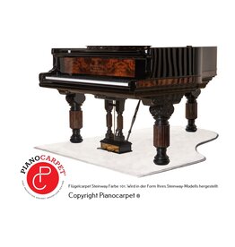 Pianocarpet Flügelcarpet in Form Steinway