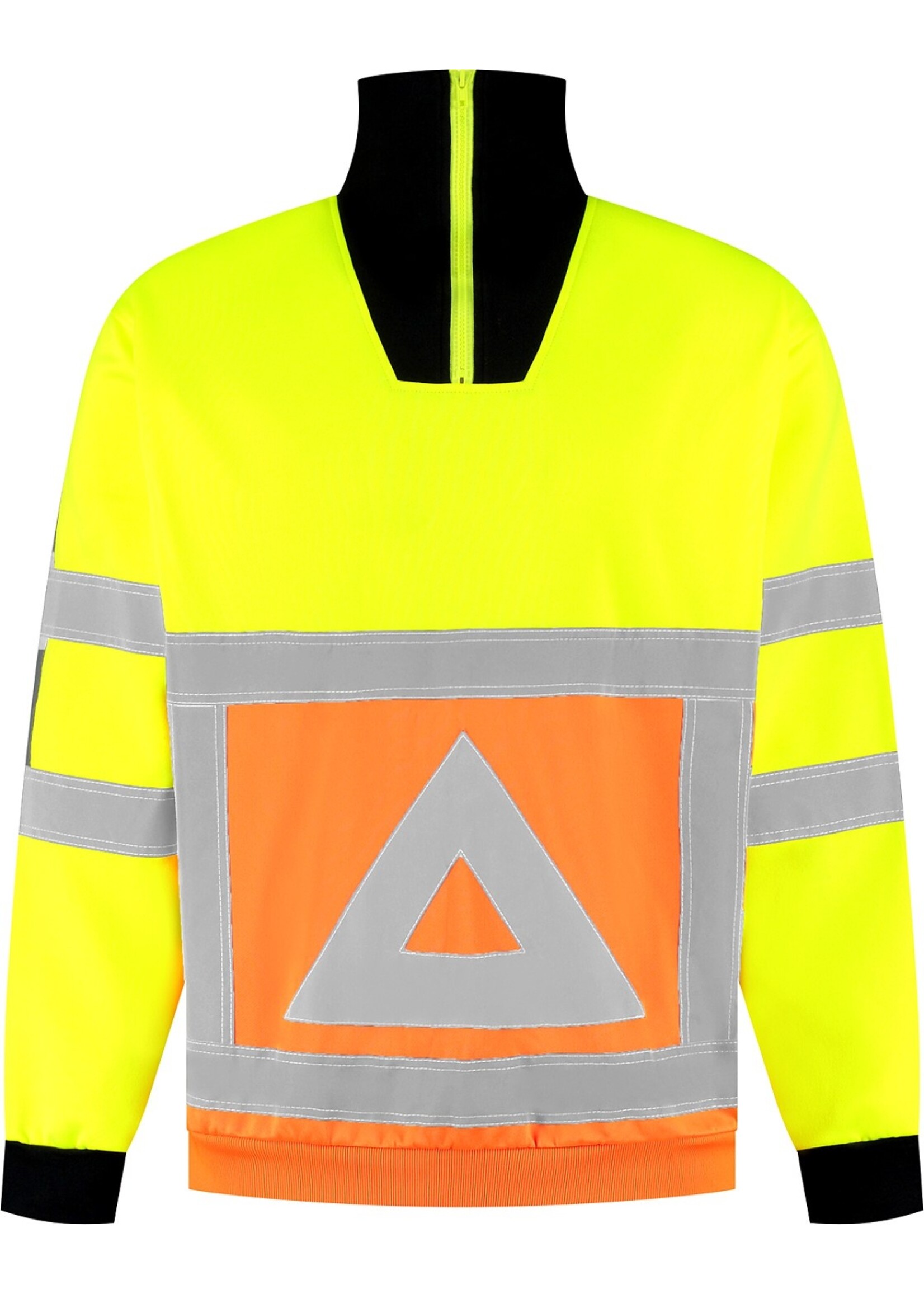 Huismerk Sweater met rits voor Verkeersregelaars