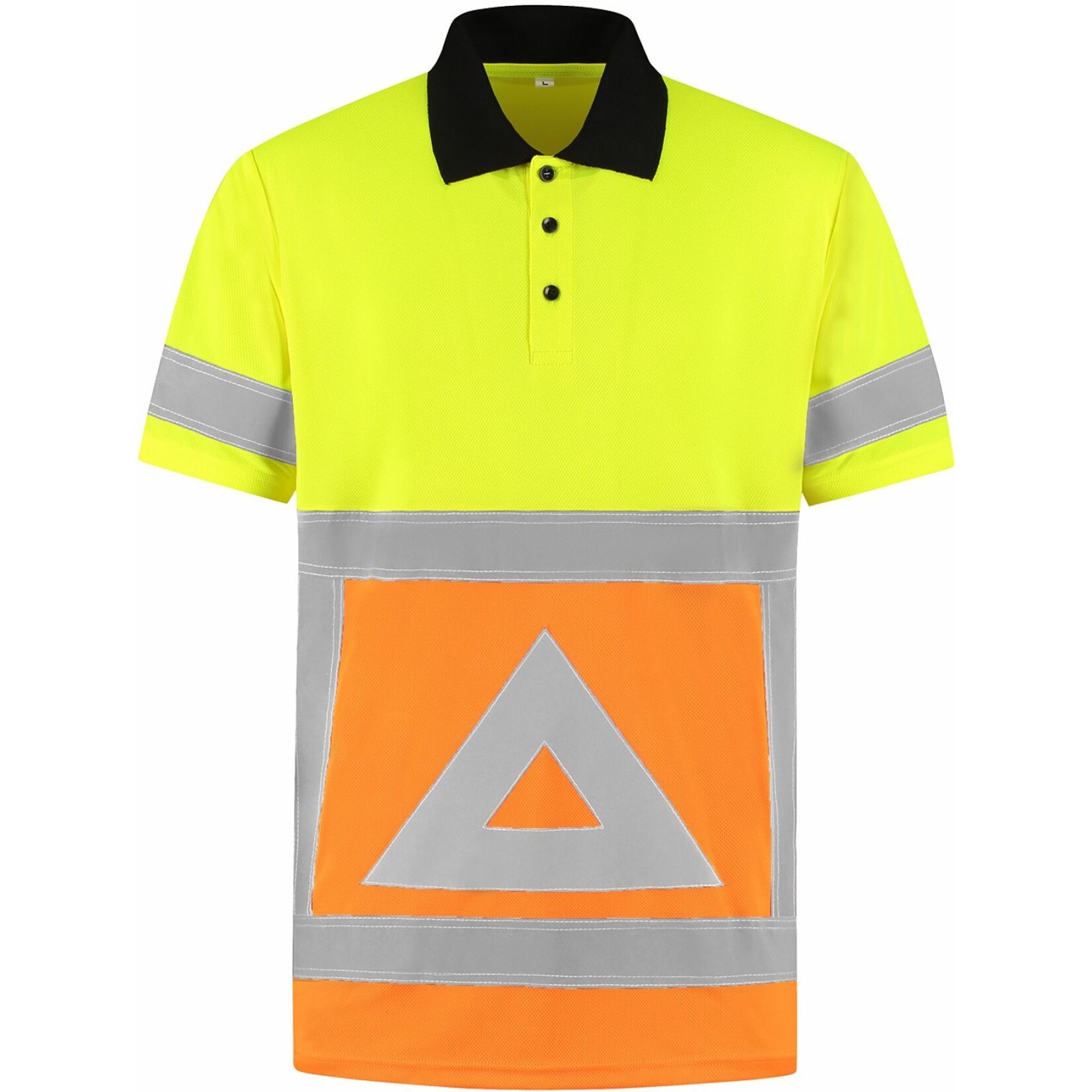Huismerk Basic verkeerspoloshirt korte mouwen