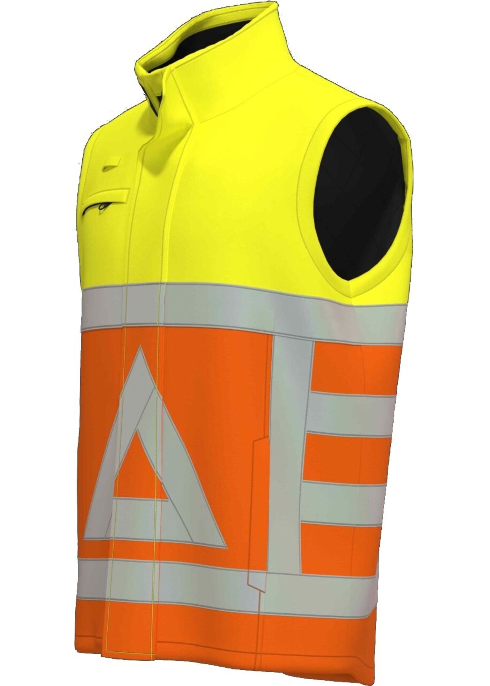Huismerk Bodywarmer Verkeersregelaar Softshell RWS