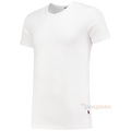 T-Shirt Elastaan Slim Fit V Hals