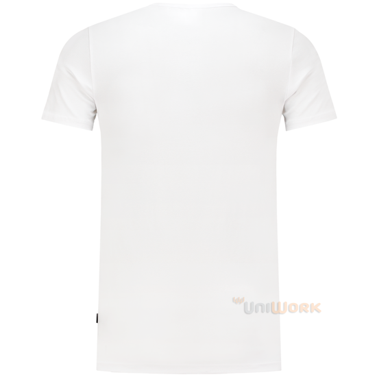 T-Shirt Elastaan Slim Fit V Hals