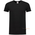 T-Shirt Elastaan Slim Fit V Hals