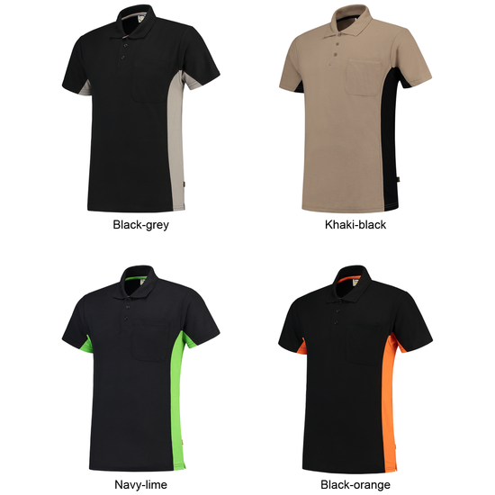 Poloshirt Bicolor Borstzak