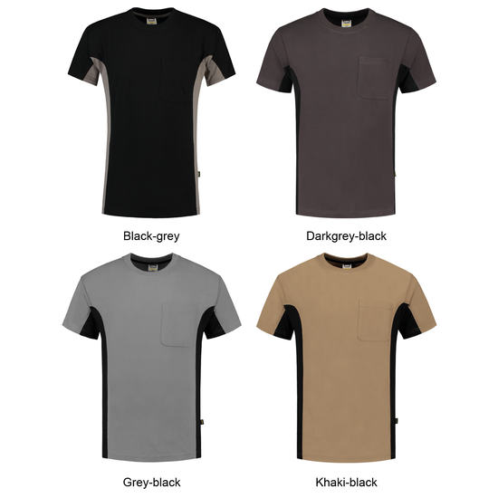 T-Shirt Bicolor Borstzak