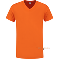 T-Shirt V Hals Slim Fit