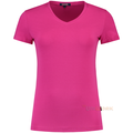 T-Shirt V-Hals Slim Fit Dames