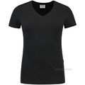T-Shirt V-Hals Slim Fit Dames