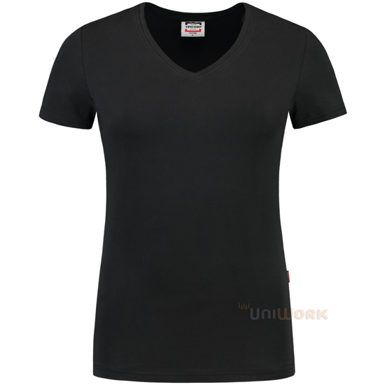 T-Shirt V-Hals Slim Fit Dames