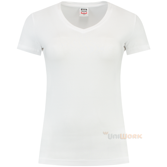 T-Shirt V-Hals Slim Fit Dames