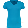 T-Shirt V-Hals Slim Fit Dames
