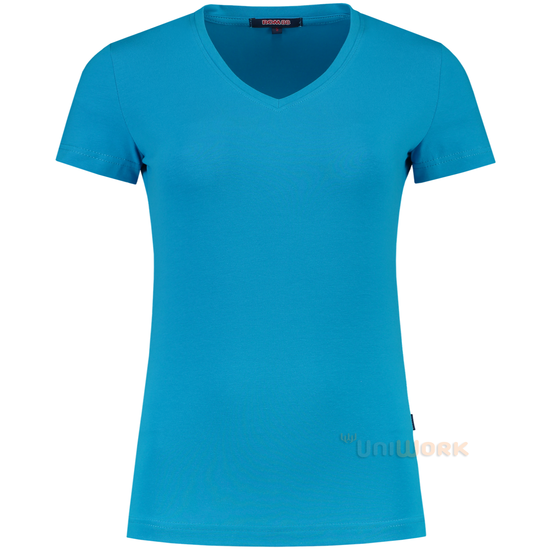 T-Shirt V-Hals Slim Fit Dames
