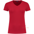 T-Shirt V-Hals Slim Fit Dames