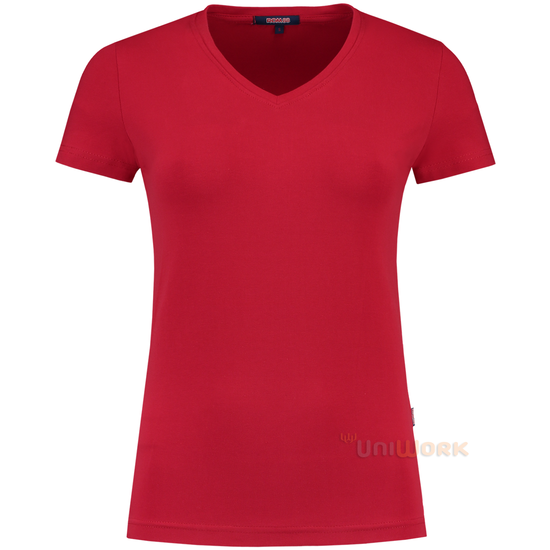 T-Shirt V-Hals Slim Fit Dames