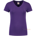 T-Shirt V-Hals Slim Fit Dames