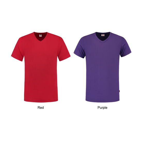T-Shirt V Hals Slim Fit