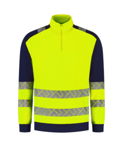 Zip Sweater High Vis Redefined Industrieel Wasbaar