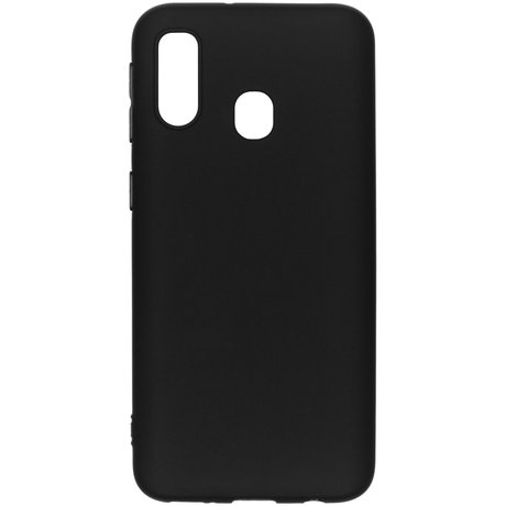 Color Backcover Samsung Galaxy A40 - Zwart (D)