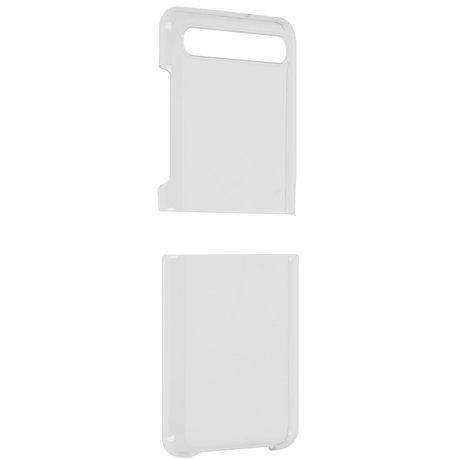 Clear PC Backcover Samsung Galaxy Z Flip - Transparant (D)