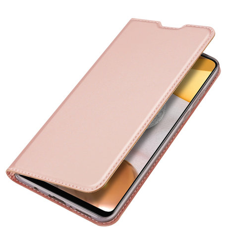 Dux Ducis Slim Softcase Booktype Samsung Galaxy A42 - Rosé Goud (D)