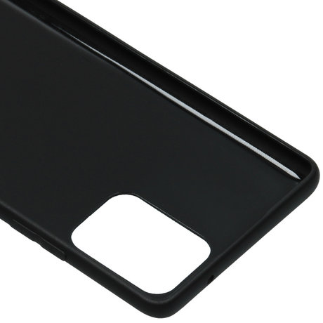 Carbon Softcase Backcover Samsung Galaxy S10 Lite - Zwart (D)