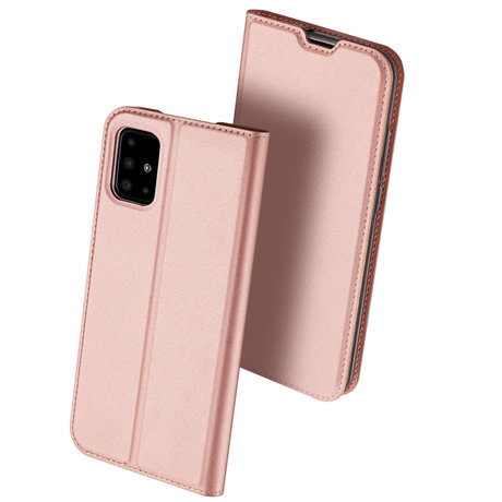 Dux Ducis Slim Softcase Booktype Samsung Galaxy A71 - Rosé Goud (D)