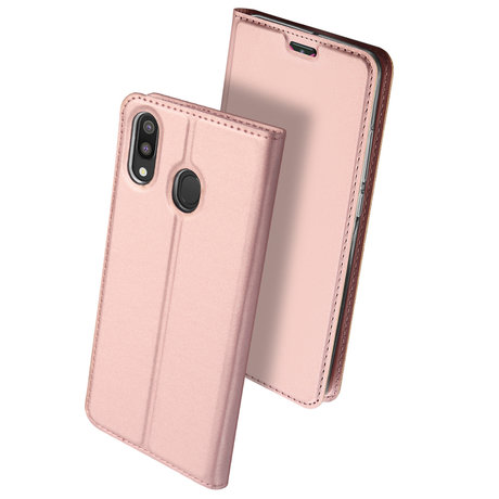 Dux Ducis Slim Softcase Booktype Samsung Galaxy M20 Power - Rosé Goud (D)