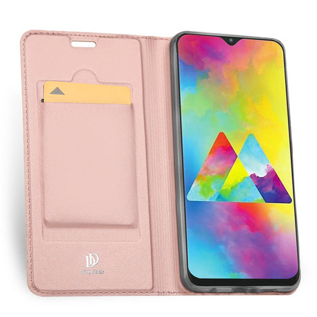 Dux Ducis Slim Softcase Booktype Samsung Galaxy M20 Power - Rosé Goud (D)