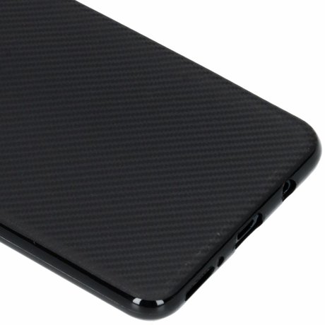 Carbon Softcase Backcover Samsung Galaxy A7 (2018) (D)